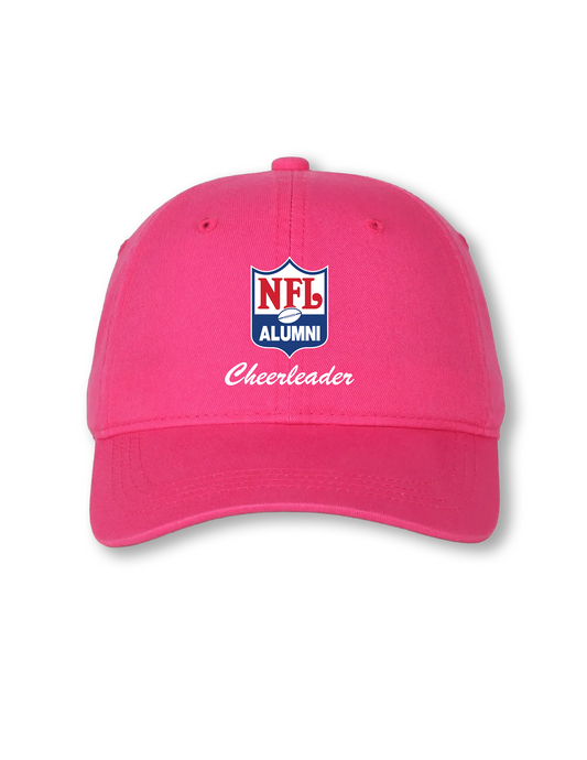 NFLA Cheerleader Breast Cancer Awareness Garment Washed Dad Cap