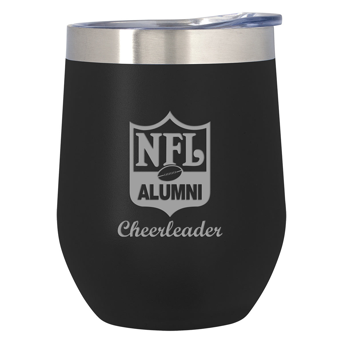 NFL Alumni Cheerleader 12 Oz. Vinay Stemless Wine Glass - NFL Alumni Store