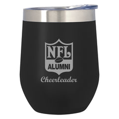 NFL Alumni Cheerleader 12 Oz. Vinay Stemless Wine Glass - NFL Alumni Store