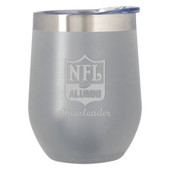 NFL Alumni Cheerleader 12 Oz. Vinay Stemless Wine Glass - NFL Alumni Store