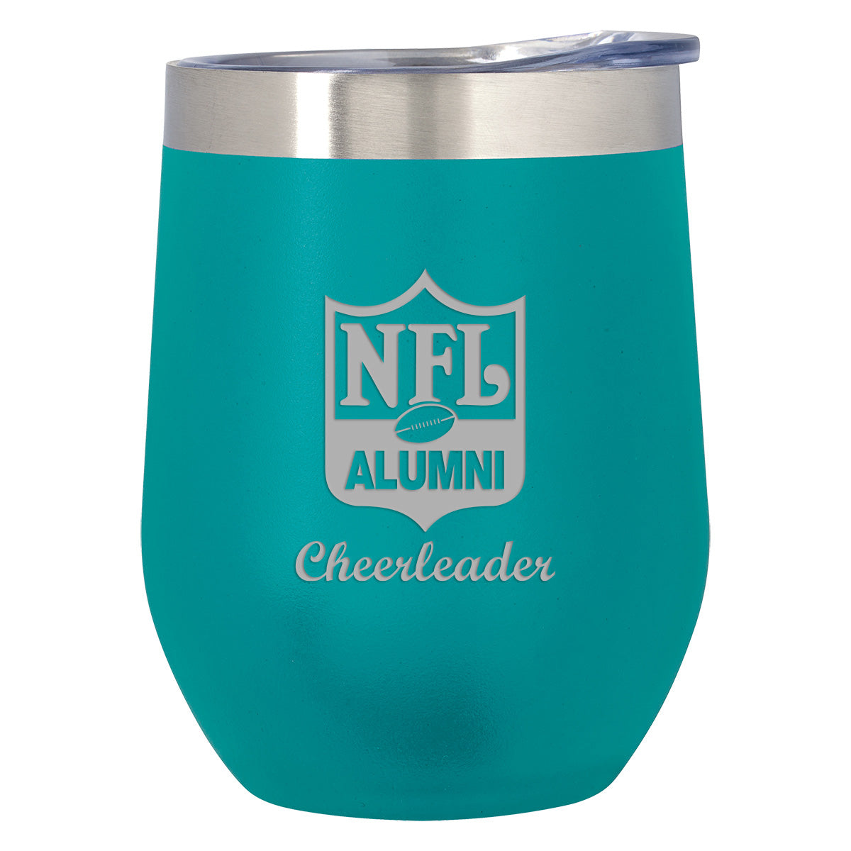 NFL Alumni Cheerleader 12 Oz. Vinay Stemless Wine Glass - NFL Alumni Store