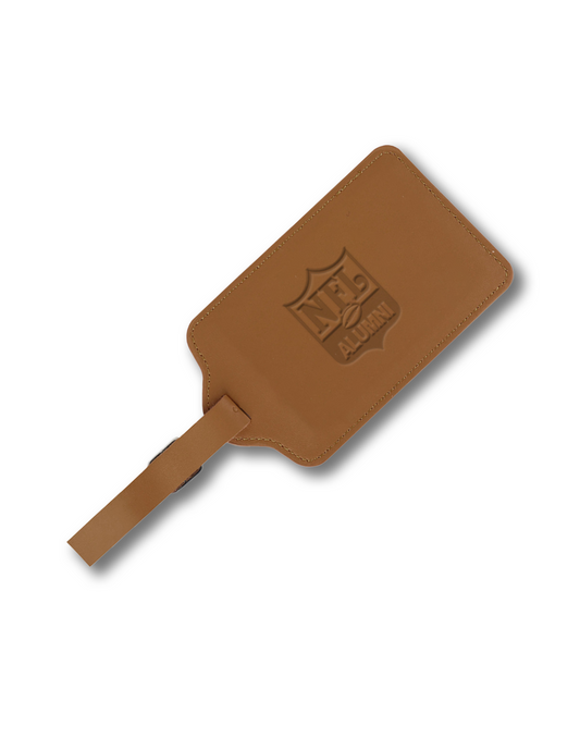 Flip-Open PU Leather Luggage Tag