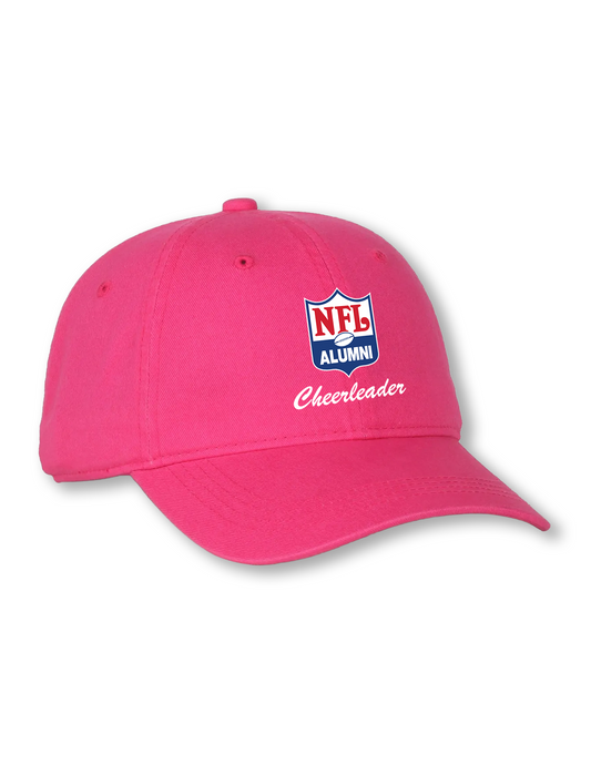 NFLA Cheerleader Breast Cancer Awareness Garment Washed Dad Cap