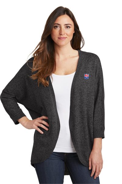 Ladies Marled Cocoon Sweater - NFL Alumni Store