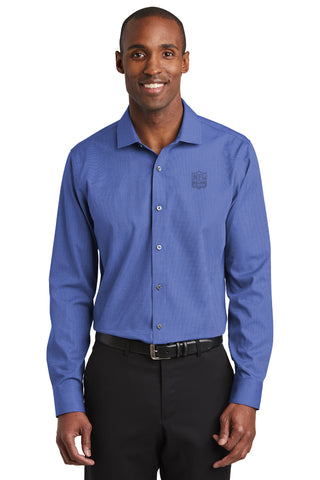 Slim Fit Nailhead Non-Iron Shirt- Clearance - NFL Alumni Store