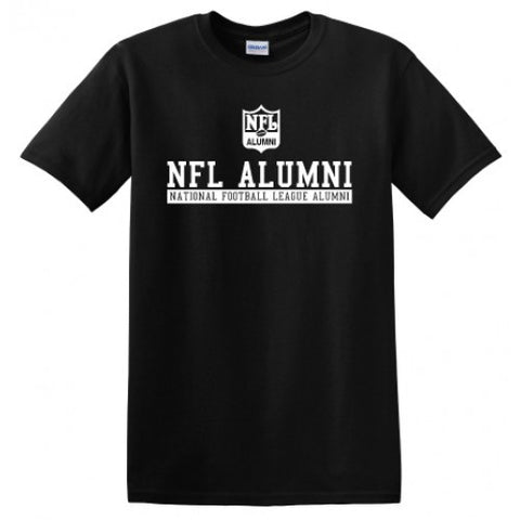NFL Alumni Shield Design Black T-Shirt - NFL Alumni Store
